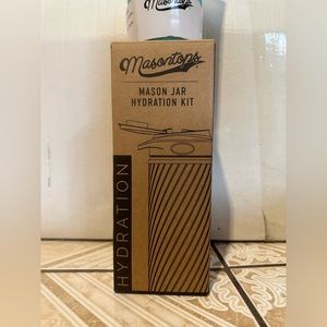 Masontops Mason Jar Hydration Water Bottle - Turquoise